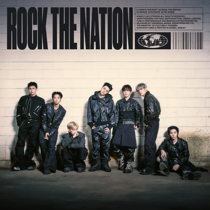 WHIB Album Cover for  'ROCK THE NATION' 