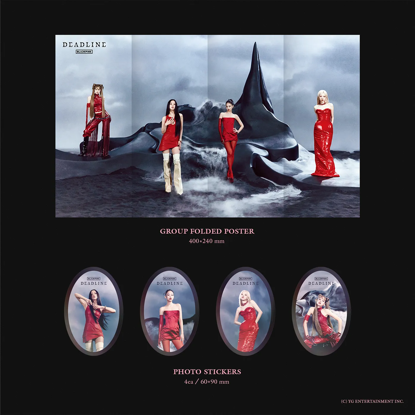 BLACKPINK 3rd mini album 'DEADLINE' in BLACK version 