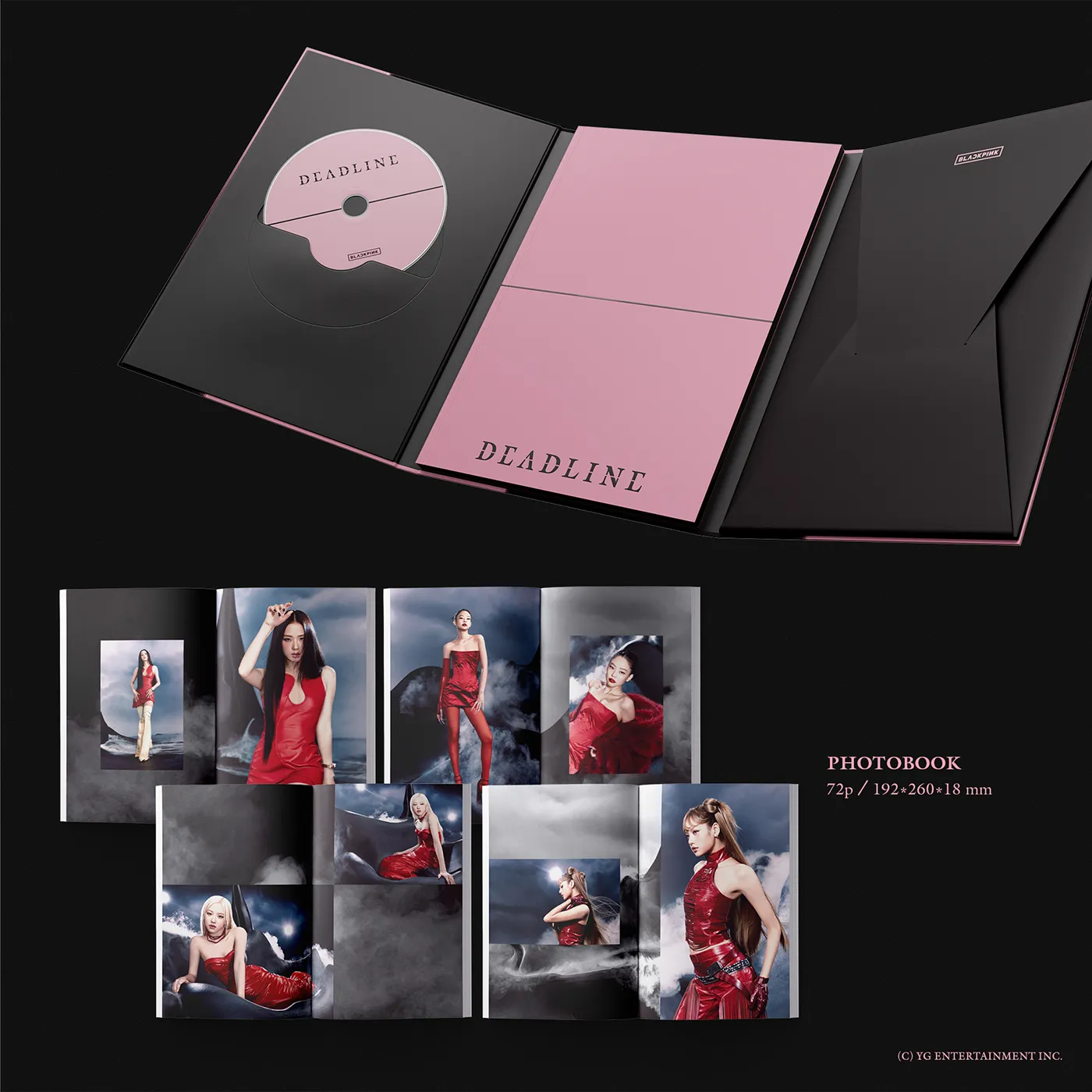 BLACKPINK 3rd mini album 'DEADLINE' in BLACK version 