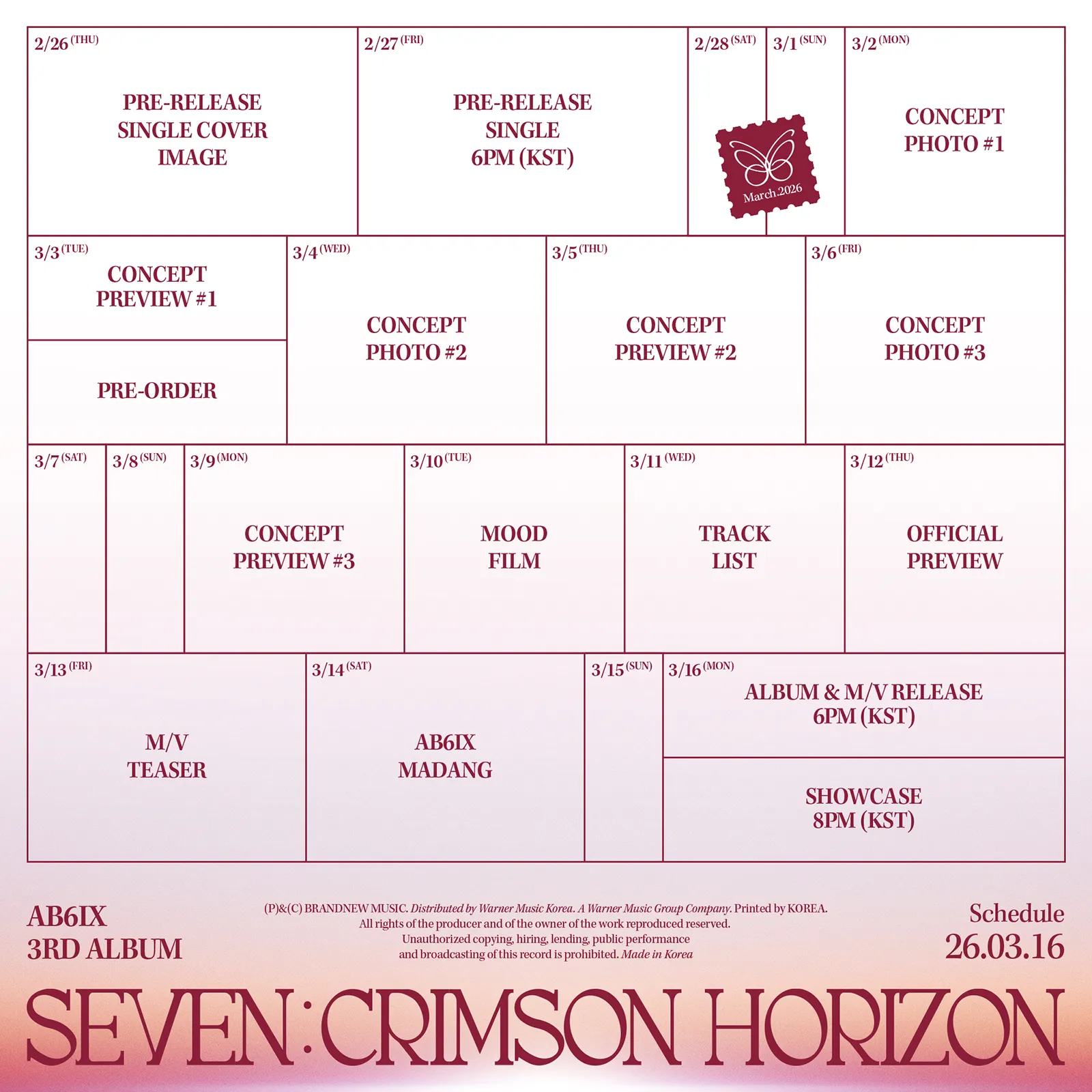 AB6IX Comeback Schedule 2026