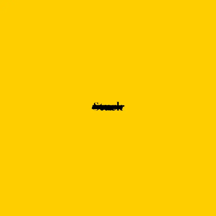 Coogie, Yerin Baek Single – Stuck (2026) Album Cover Art.