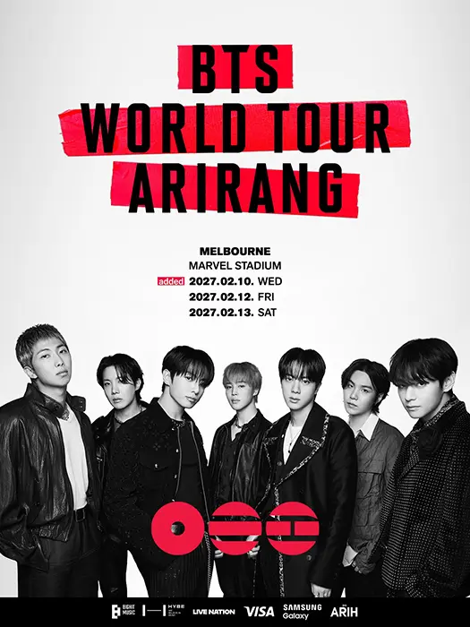 BTS World Tour ARIRANG 2027 – Melbourne, Australia