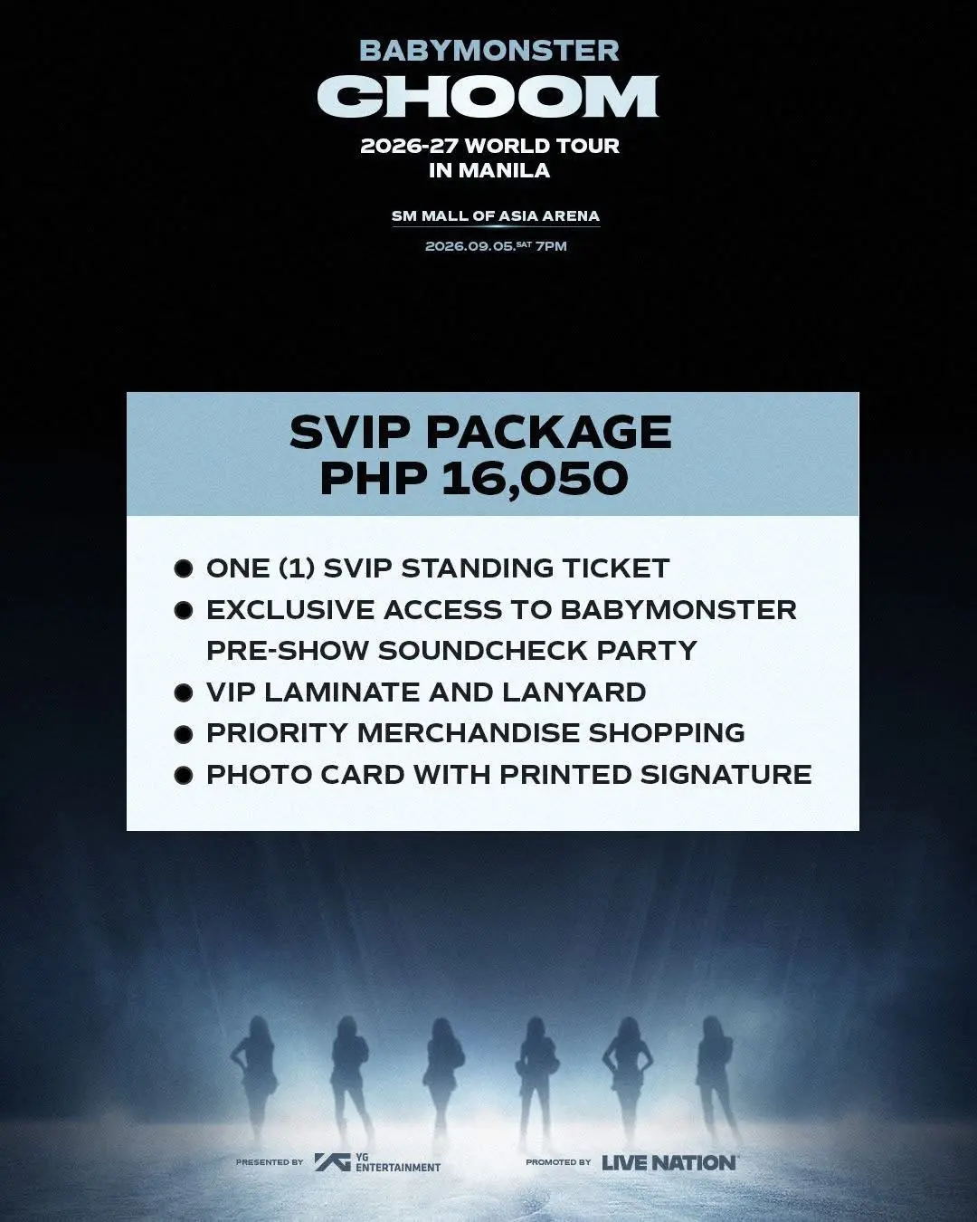 BABYMONSTER World Tour CHOOM 2026 – Manila, Philippines VIP Package BABYMONSTER World Tour CHOOM 2026 – Manila, Philippines VIP Package