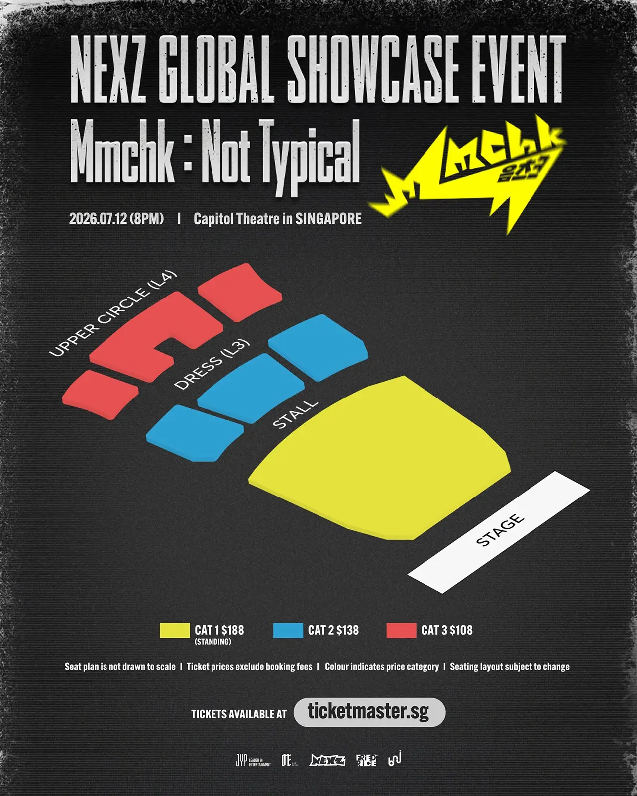 NEXZ GLOBAL SHOWCASE EVENT – Mmchk : Not Typical – in SINGAPORE Seat Map Ticket Price NEXZ GLOBAL SHOWCASE EVENT – Mmchk : Not Typical – in SINGAPORE Seat Map Ticket Price