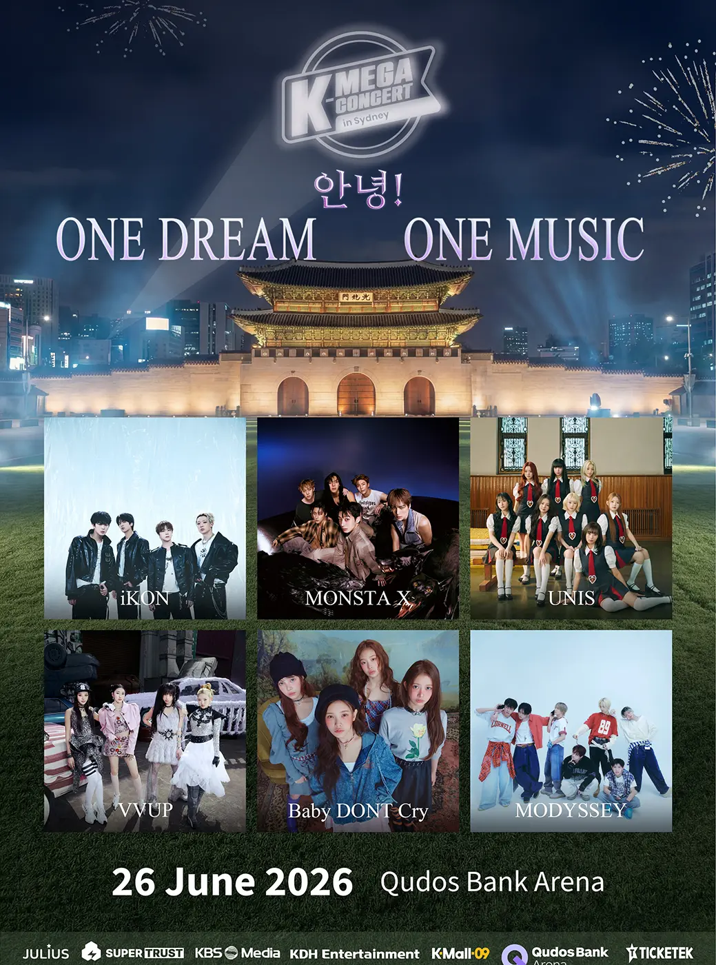 K-MEGA CONCERT in Sydney 2026 – Artists Lineup K-MEGA CONCERT in Sydney 2026 – Artists Lineup
