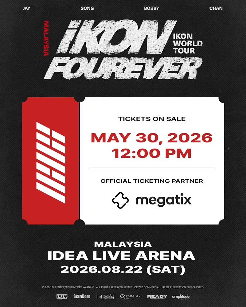 iKON World Tour FOUREVER 2026 – Malaysia iKON World Tour FOUREVER 2026 – Malaysia