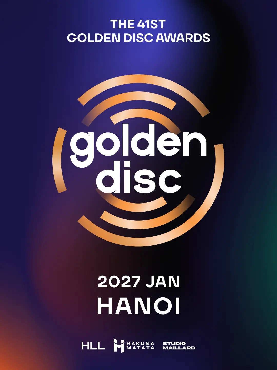 Golden Disc Awards 2027 Official Poster Golden Disc Awards 2027 Official Poster
