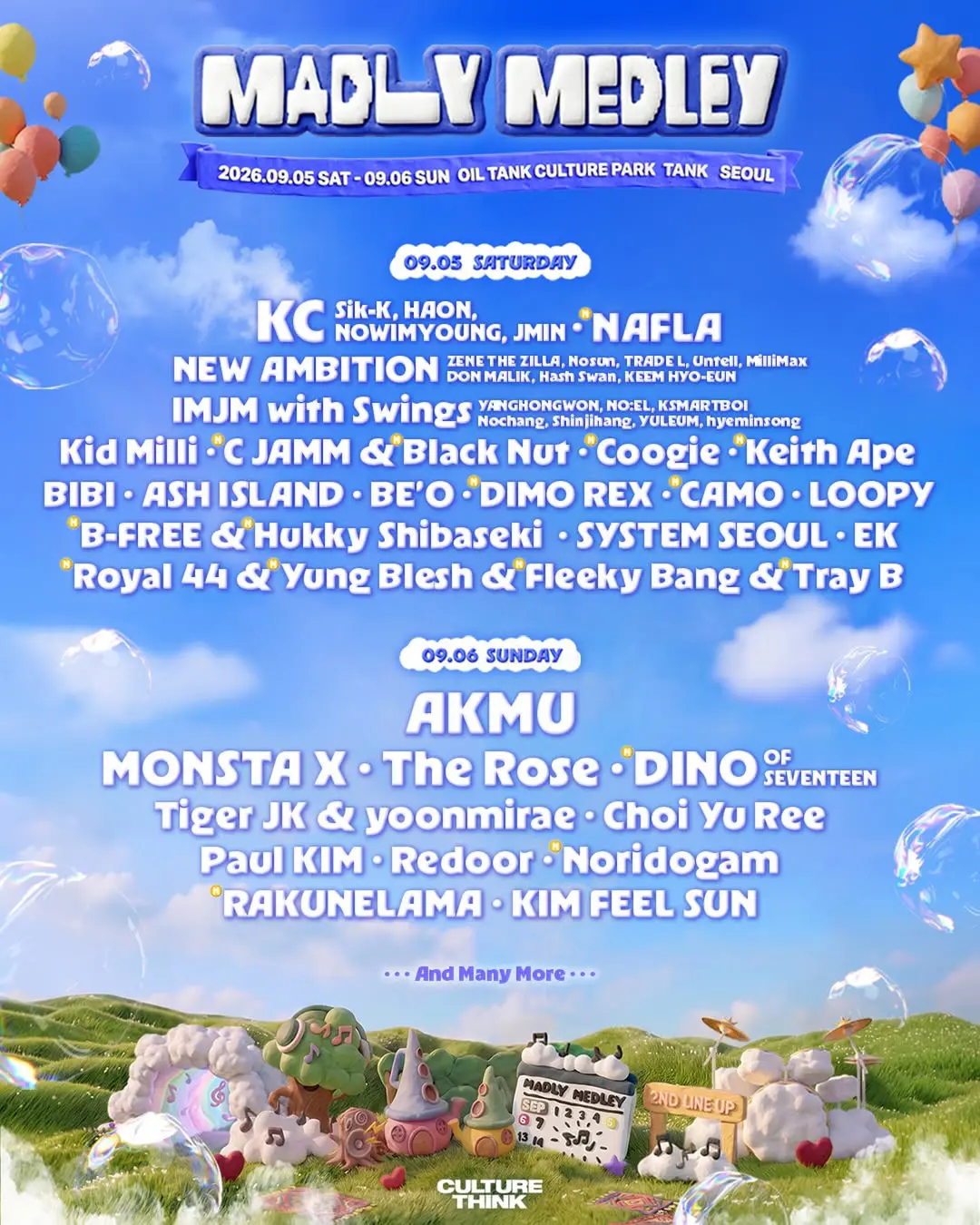 MADLY MEDLEY 2026 – Artist Lineup MADLY MEDLEY 2026 – Artist Lineup