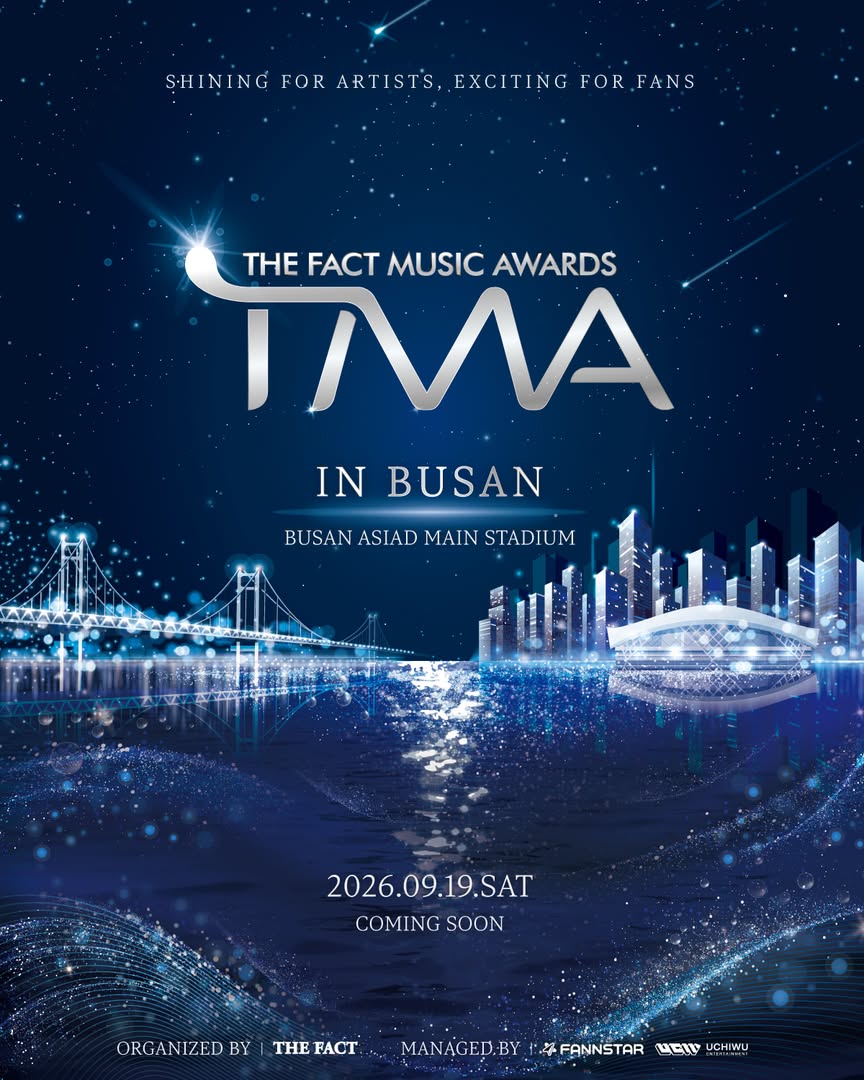 THE FACT MUSIC AWARDS 2026 poster THE FACT MUSIC AWARDS 2026 poster