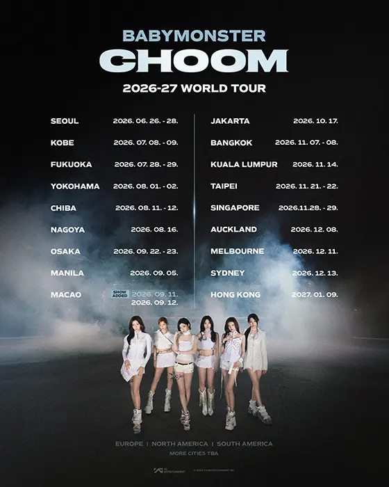 BABYMONSTER World Tour CHOOM 2027 – Hong Kong